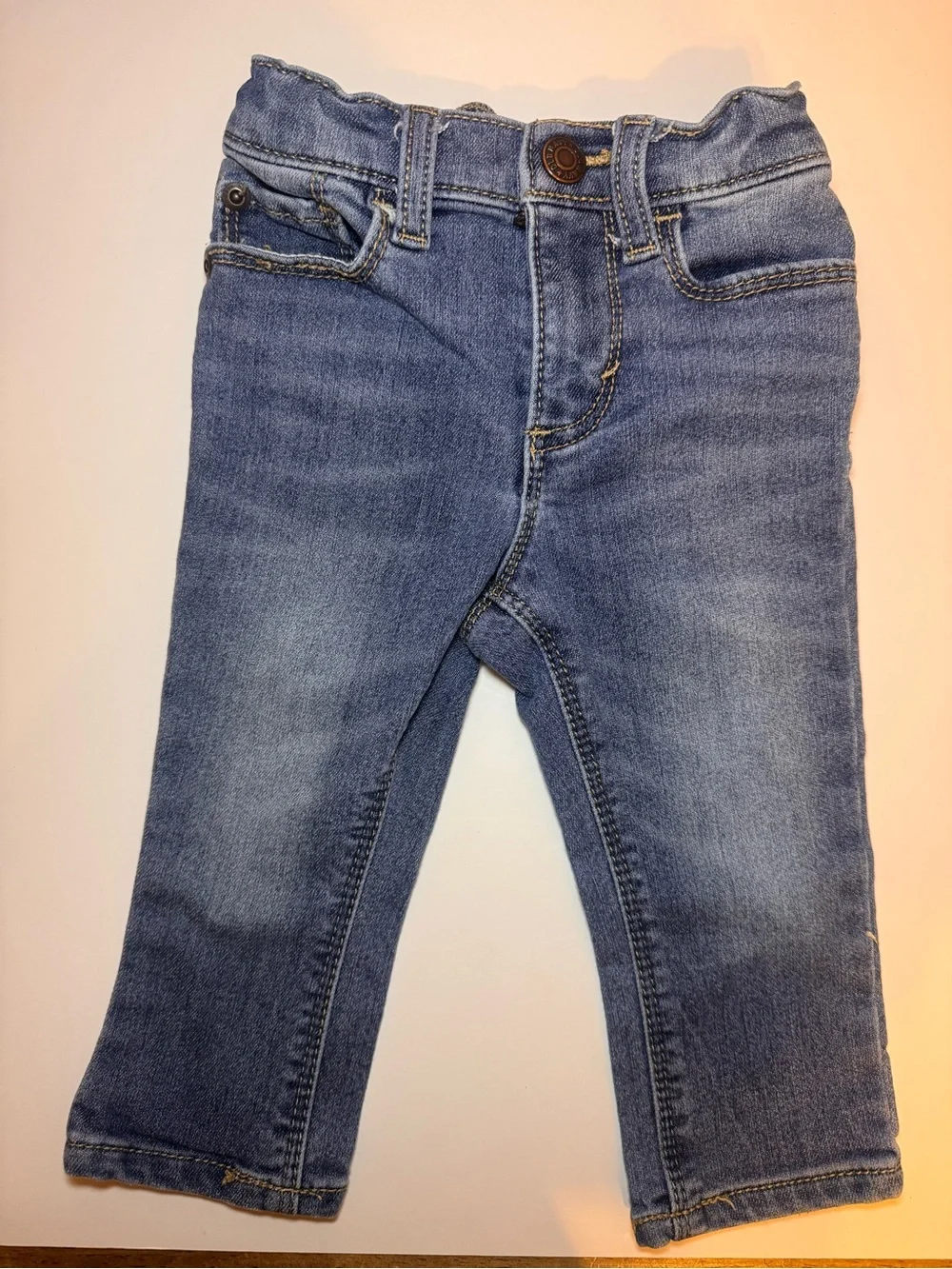 Old Navy Toddler Skinny Jeans Medium Wash Denim Pants 12-18 Months